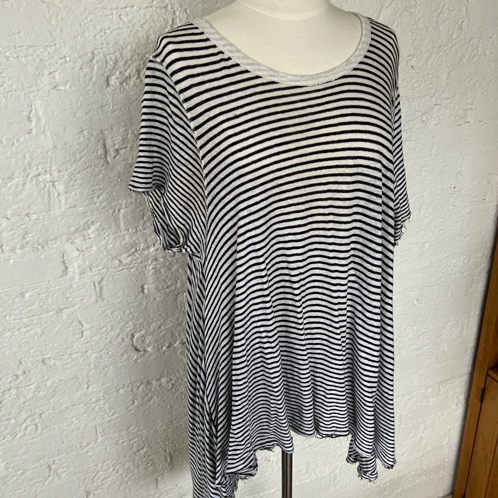 Free People Striped Women's Tunic Top
